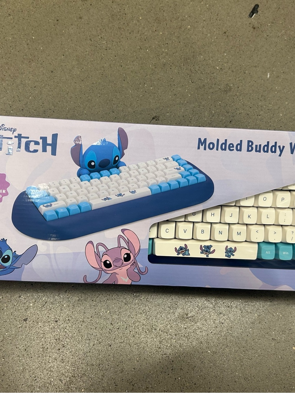 Disney Stitch Molded Buddy Wireless Keyboard